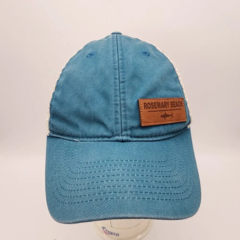Rosemary Beach Florida Cap Trucker Hat Adjustable Blue Patch Logo Casual Legacy
